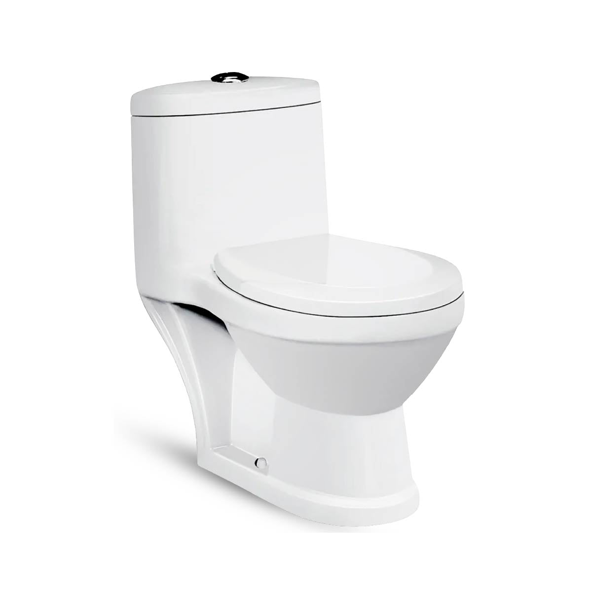 Inodoro One Piece Baby (niños) + Tapa De Asiento Y Accs. Blanco 001 (51X27.5X52) Fratelli